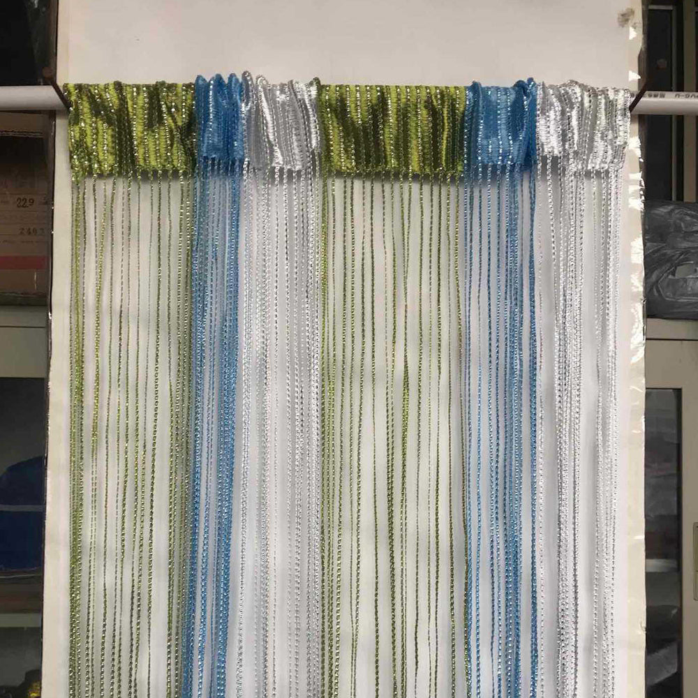Shiny Tassel-Line Curtains Living Room String Curtain Window