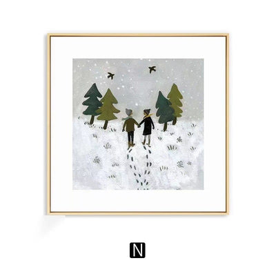 Warm Nordic Art Wall Decoration Painting